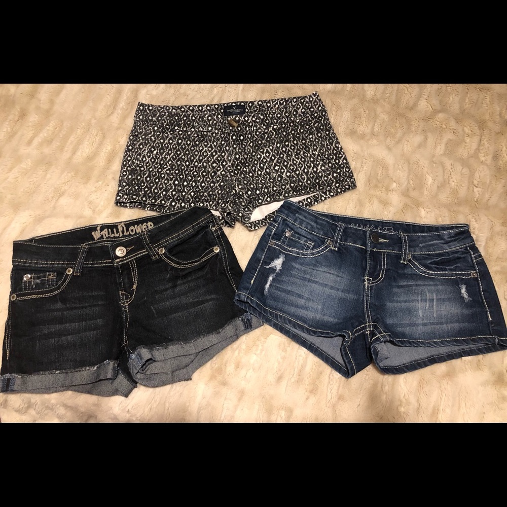 3 pair women shorts size 5